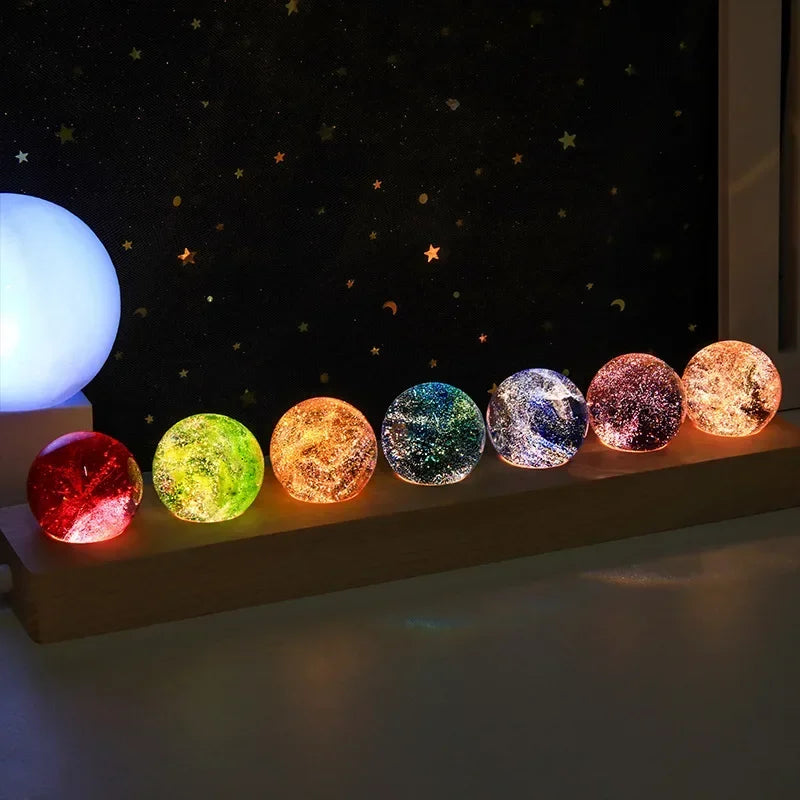 Esferas Luminárias dos Chakras