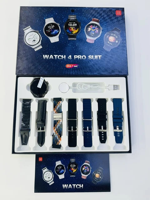 Watch 4 Pro Suit : Compre 1 Relógio e Ganhe 7 Pulseiras + Frete Grátis ⌚️ 