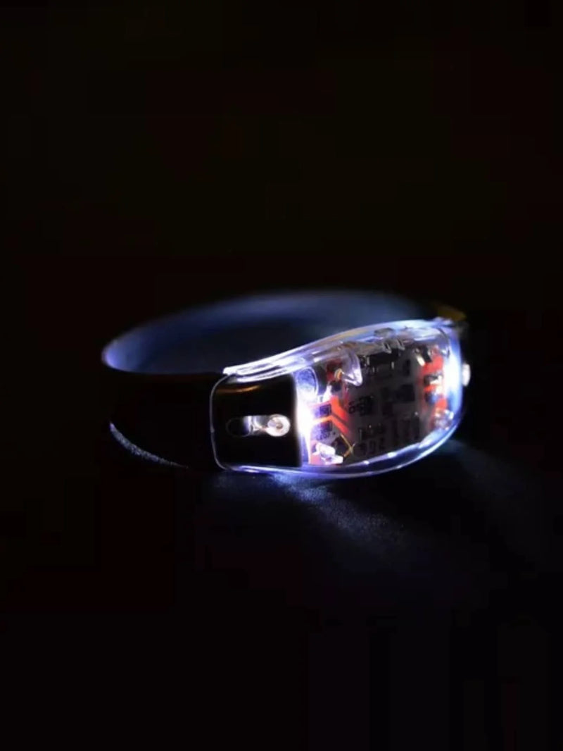 Pulseiras LED Ativadas por Som e Música 🎉🕺 - Desconto Progessivo de até 65%