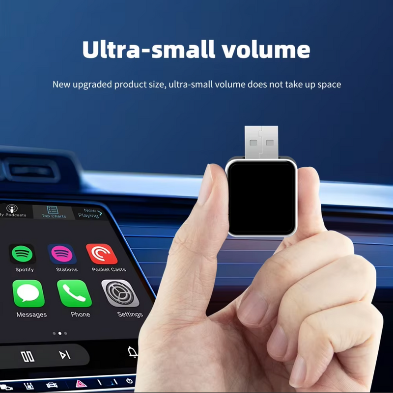 Mini Adaptador Bluetooth Apple CarPlay e Android Auto - MultimidiaWireless™