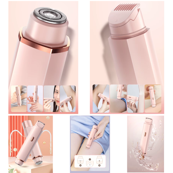Depilador 2 em 1 (Corporal e Facial) - a prova d´água