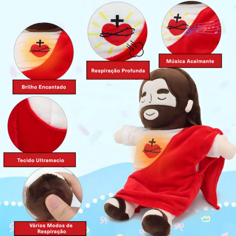 Boneco Jesus para um Santo Soninho - Seu Amigo que Acalma a Alma