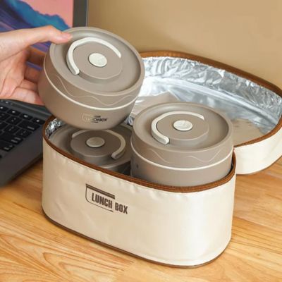 Lancheira Térmica com Potes Térmicos LunchBox