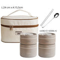 Lancheira Térmica com Potes Térmicos LunchBox