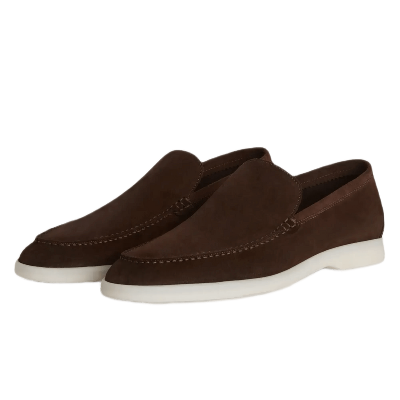 Mocassim Suede Loafer Loro Piana