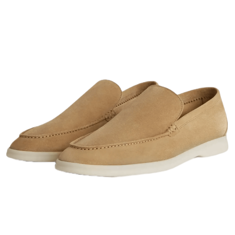 Mocassim Suede Loafer Loro Piana