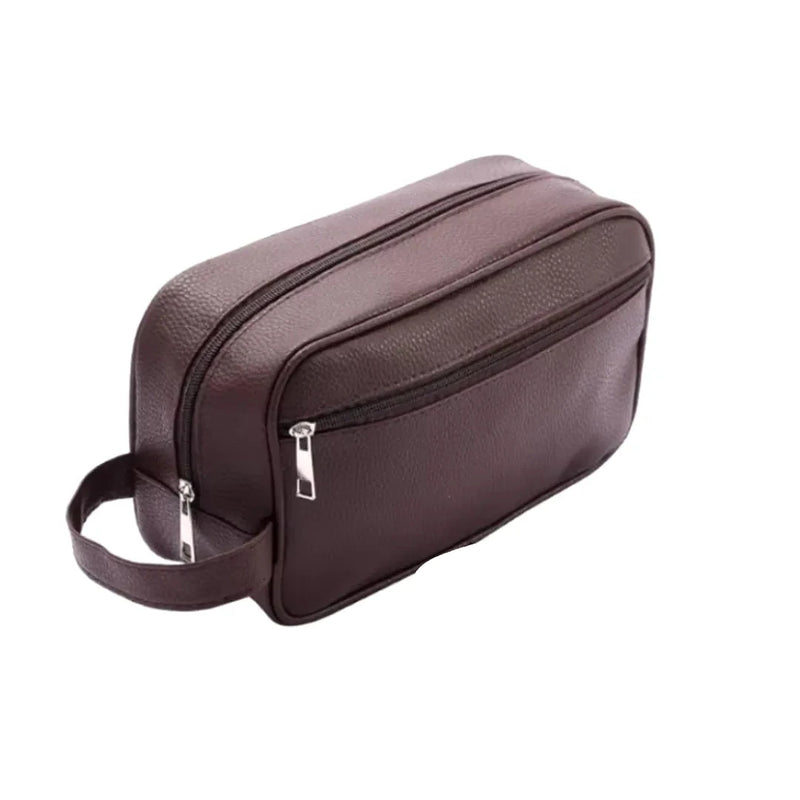 Bolsa Necessaire Masculina de Couro