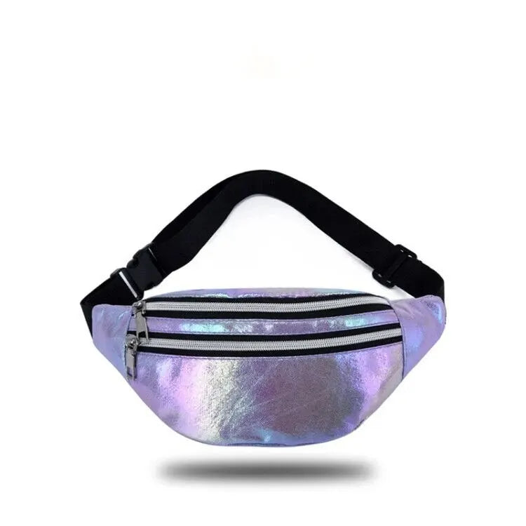 Pochete Holográfica: Estilo e Praticidade no Festival! 🎸 + Frete Grátis! 