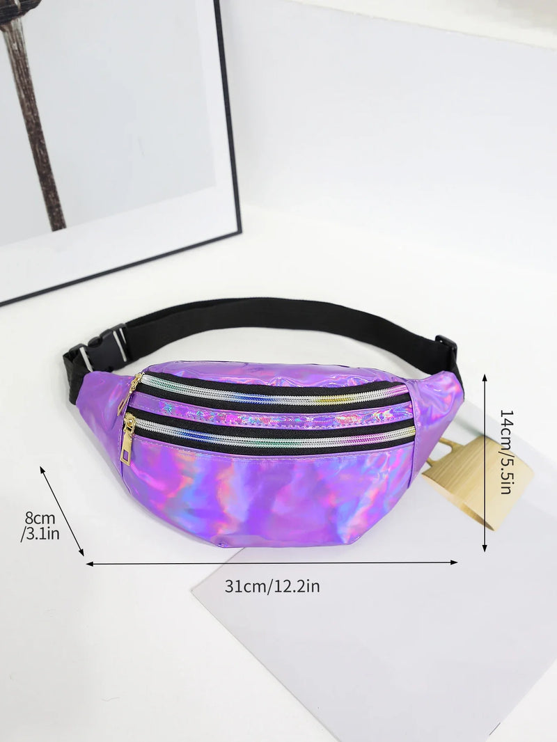 Pochete Laser: Estilo e Praticidade no Festival! 🎸 + Frete Grátis! 