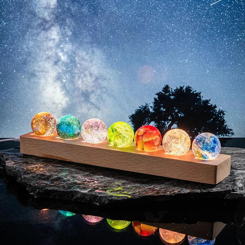 Esferas Luminárias dos Chakras