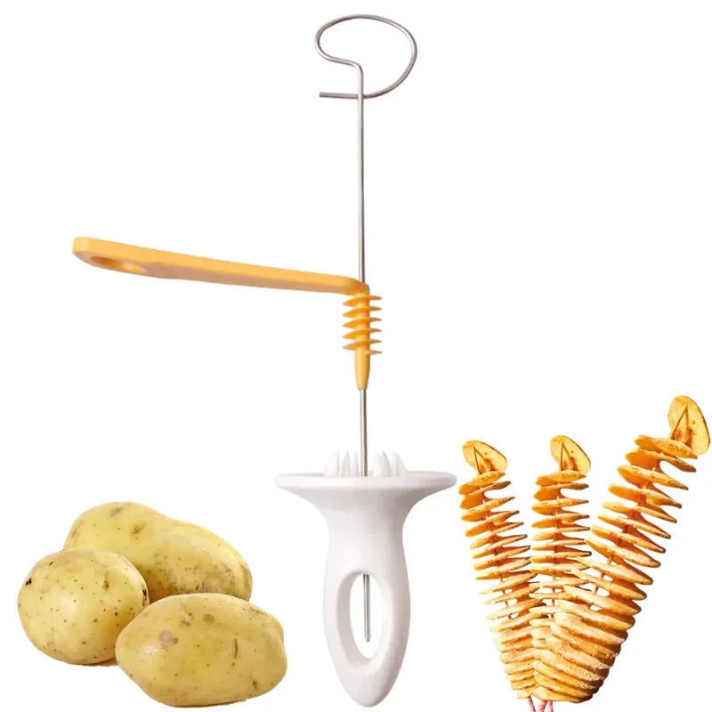 Cortador Espiral de Batatas: Praticidade e Criatividade na Cozinha 🥔🍴