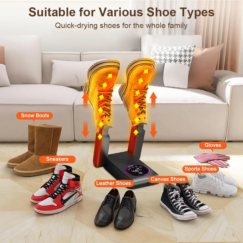 DryStep™ Pro – Secador e Esterilizador de Sapatos 2 em 1 