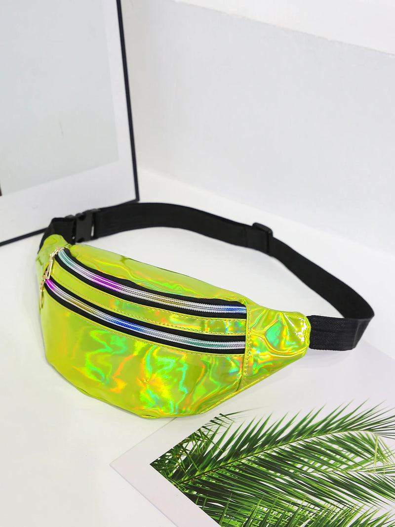 Pochete Laser: Estilo e Praticidade no Festival! 🎸 + Frete Grátis! 