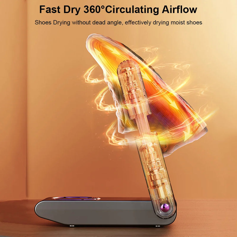 DryStep™ Pro – Secador e Esterilizador de Sapatos 2 em 1 