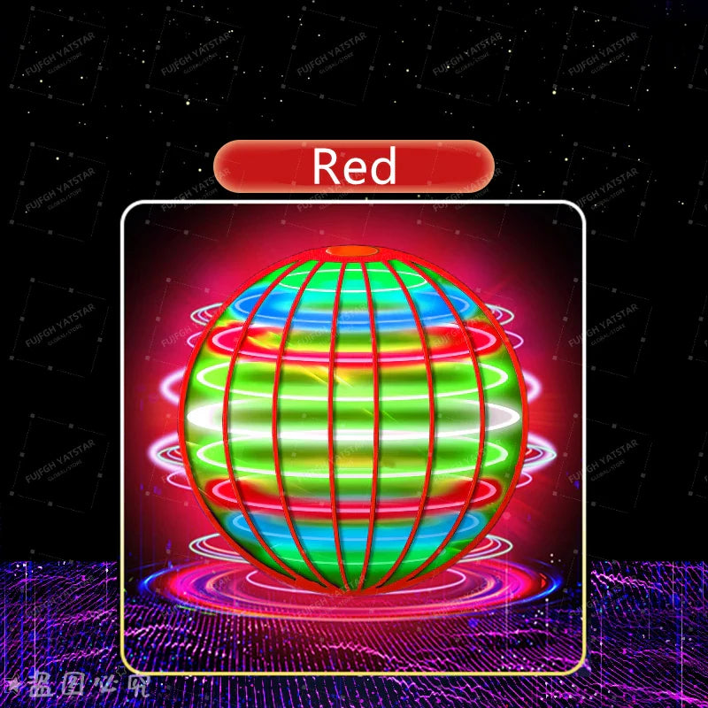 Bola voadora Boomerang Flyorb - Magia com luzes led