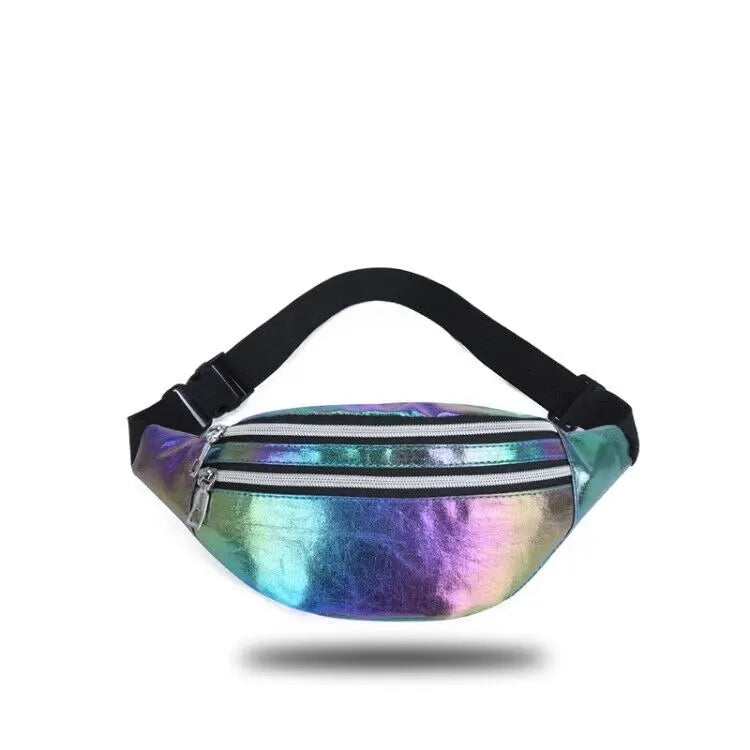 Pochete Holográfica: Estilo e Praticidade no Festival! 🎸 + Frete Grátis! 