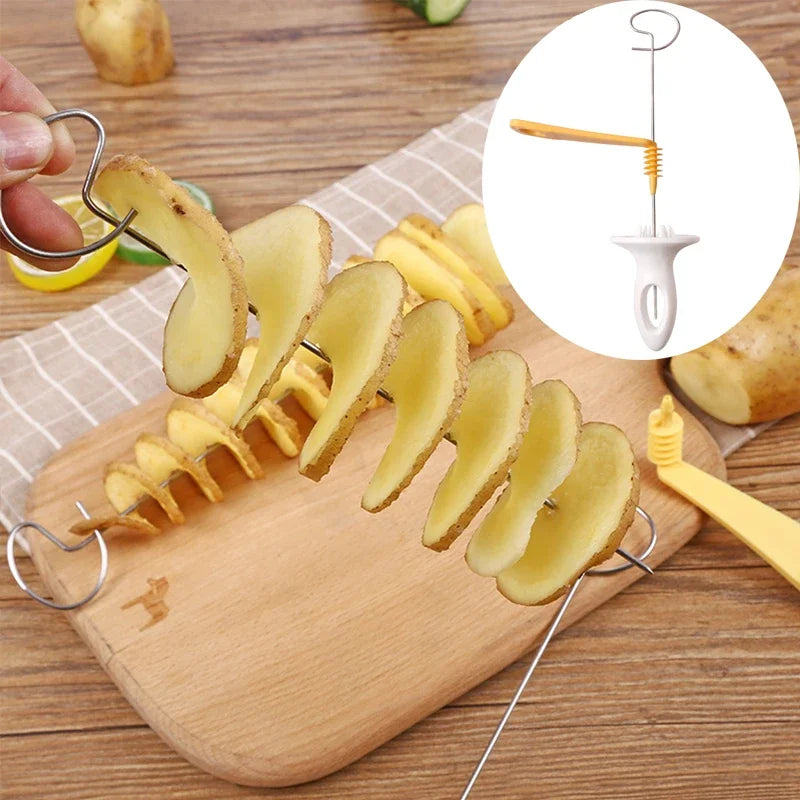 Cortador Espiral de Batatas: Praticidade e Criatividade na Cozinha 🥔🍴