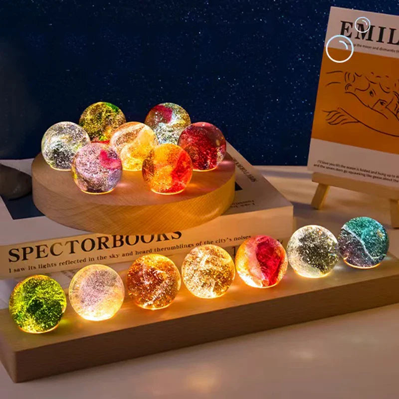 Esferas Luminárias dos Chakras
