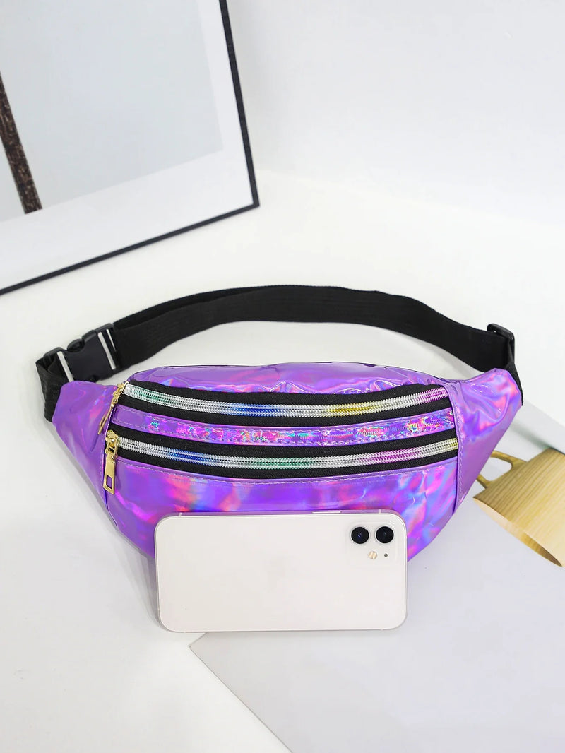 Pochete Laser: Estilo e Praticidade no Festival! 🎸 + Frete Grátis! 