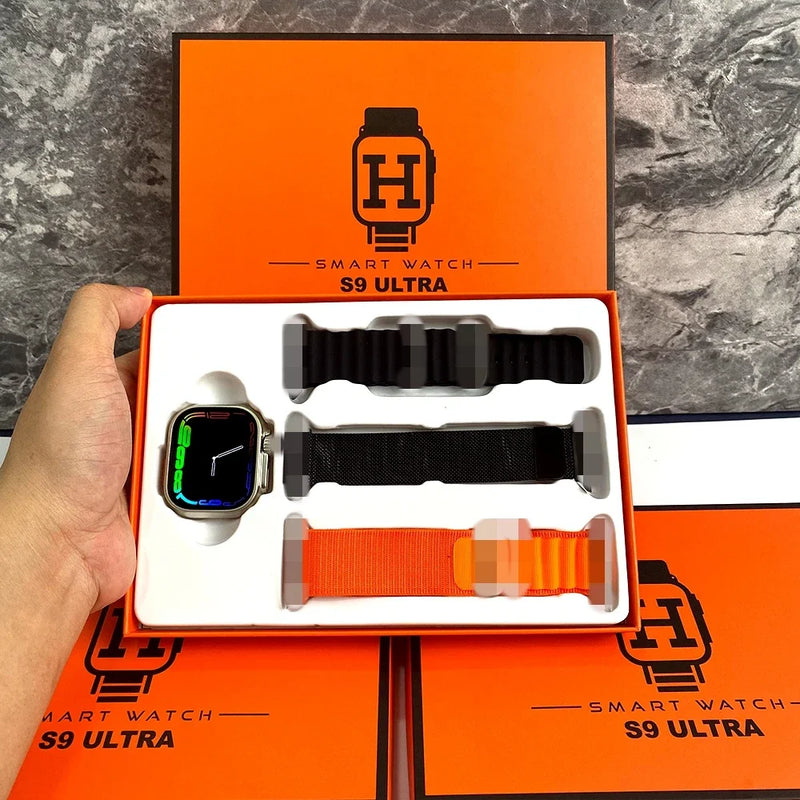 SmartWatch S9 Ultra: Compre o Relógio e Ganhe 3 Pulseiras + Frete Grátis! ⌚️