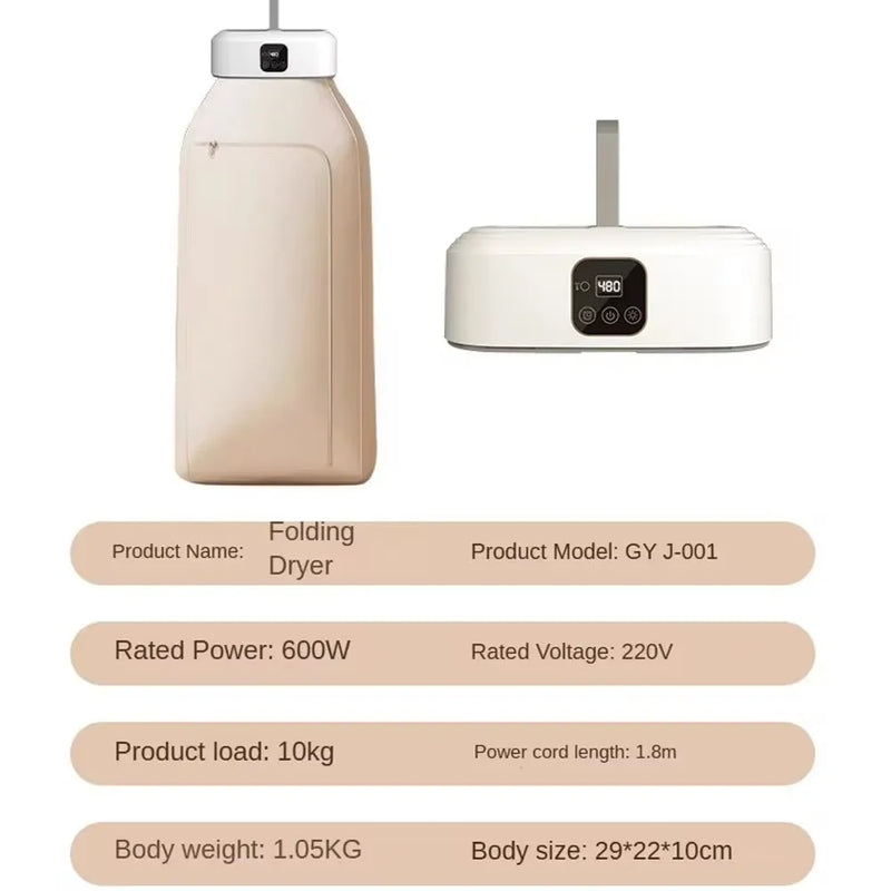 PortaDry™  Inteligente e Portátil –  3 em 1  Seca, Higieniza e Protege