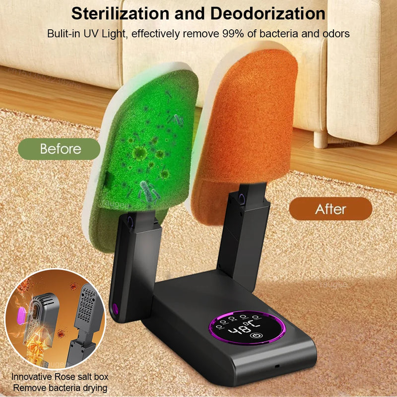 DryStep™ Pro – Secador e Esterilizador de Sapatos 2 em 1 