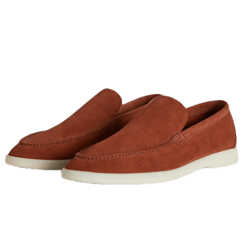 Mocassim Suede Loafer Loro Piana