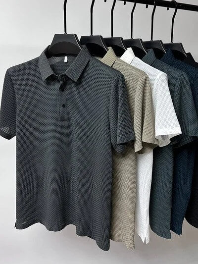 Camisa Polo Alfa Gelato - Elegância e Refrescate