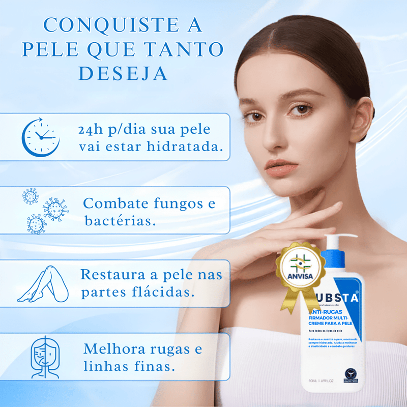 Creme de Pele Anti-Rugas e Flacidez Fubsta®