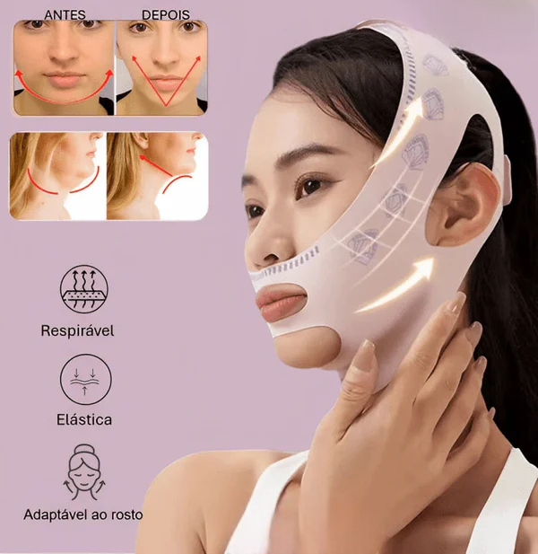 V-Revitalize - Máscara para Suavizar Rugas, Papada e Modela o Rosto