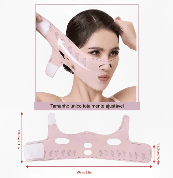 V-Revitalize - Máscara para Suavizar Rugas, Papada e Modela o Rosto