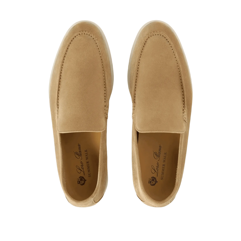 Mocassim Suede Loafer Loro Piana