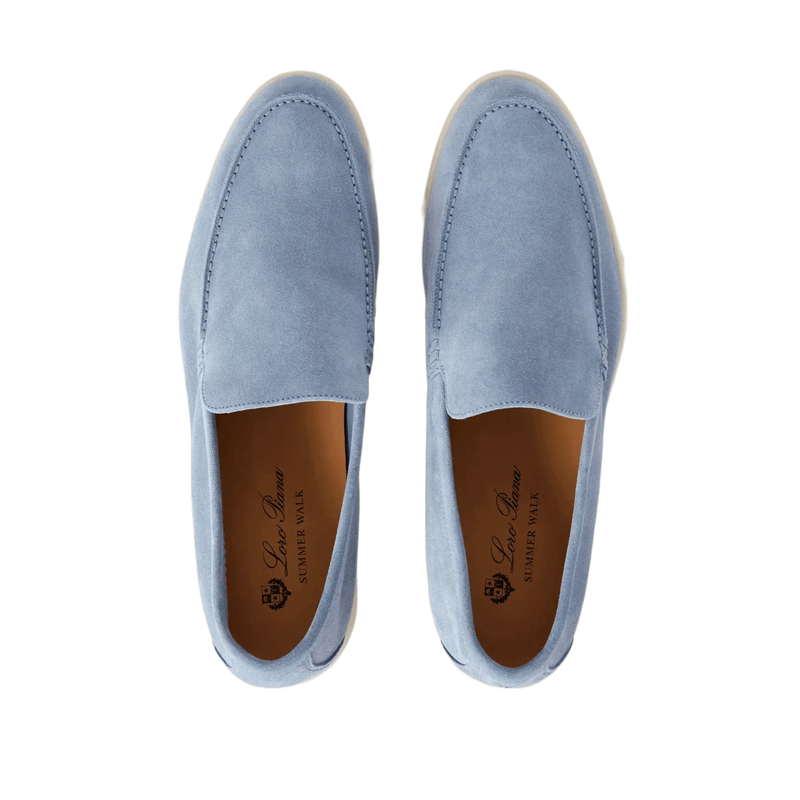 Mocassim Suede Loafer Loro Piana