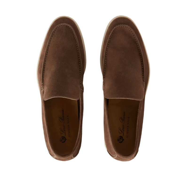 Mocassim Suede Loafer Loro Piana