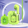 Fones Bluetooth 5.0 T6 TWS: ENC, Bateria Longa & Display LED 🔥 Compre 1 Fone e Ganhe 1 Capinha Protetora com Alça 