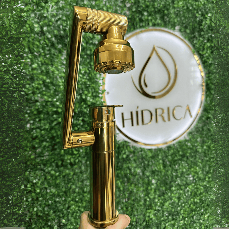 Torneira Monocomando 1080° rotativa para banheiro - 4 Modos de jato