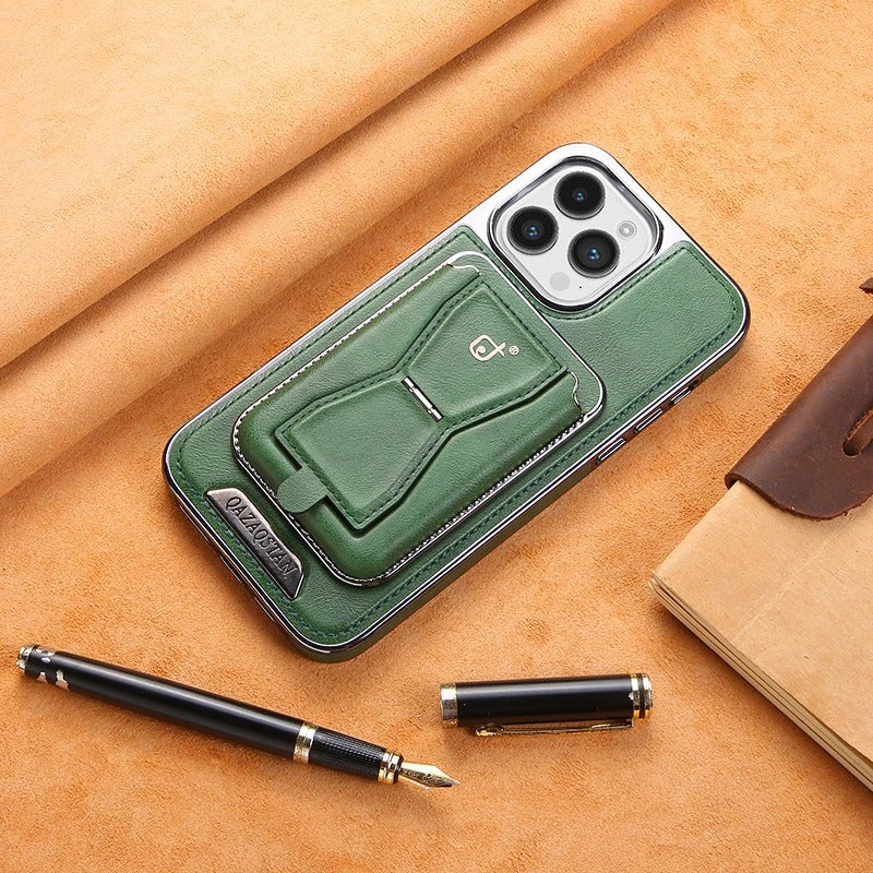 Case Protetora em Couro com Sistema MagSafe | Forged