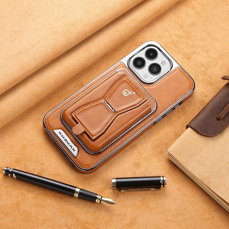 Case Protetora em Couro com Sistema MagSafe | Forged