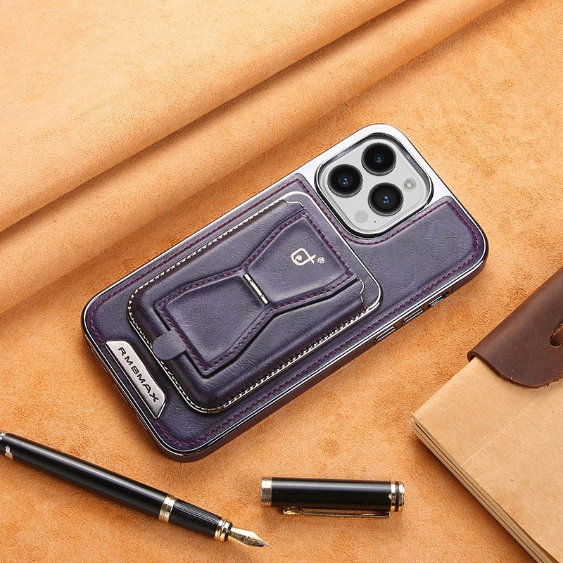 Case Protetora em Couro com Sistema MagSafe | Forged