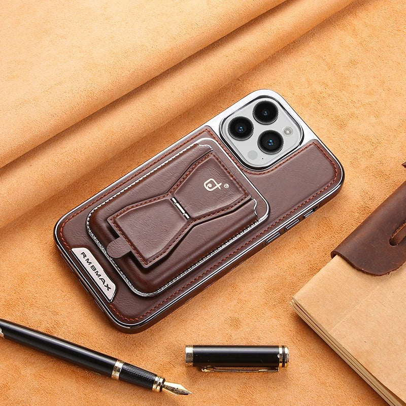Case Protetora em Couro com Sistema MagSafe | Forged